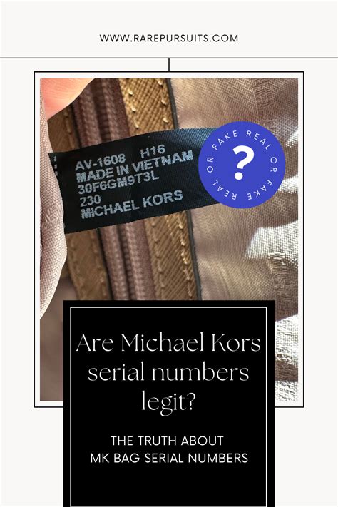 michael kors v175 0516|michael kors serial number.